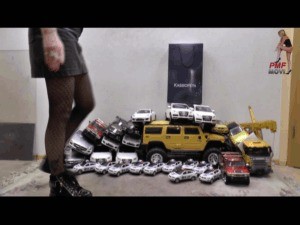 Expensive Car Crush Massacre Under Sneakers Boots And Socks 14