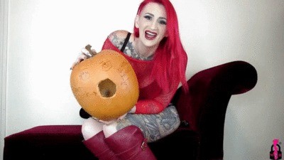 Halloween Sex With Sissy Pumpkin
