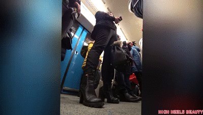 Girl In Lv Boots