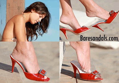 Nina’s Red High Heel Sandals